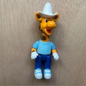 Vintage 90’s Toys R Us 4” Action Figure Cowboy Hat Geoffrey the Giraffe